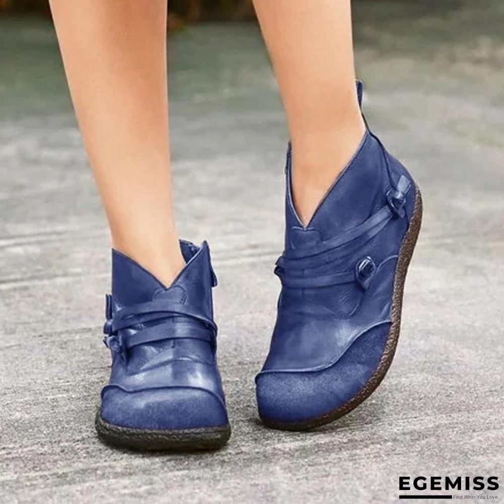 Flat Heel Casual Women Boots | EGEMISS