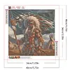 Indians nfl philadelphia eagles-Round drill diamond painting-40*40cm