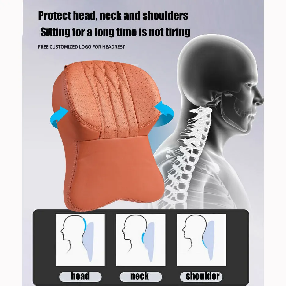 Car headrest and neck pillow Car pillow/seat cushion/lumbar support
