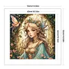 【Limited Stock Sale】Butterfly Fairy-14CT Stamped Cross Stitch 50*50cm/19.69*19.69in