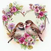 Heart Bird Nest - Paint by Numbers Acrylic Painting 40*40cm