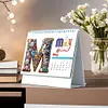 2025 Special Shape Cup Desktop Diamond Standing Calendar for Bedroom Living Room
