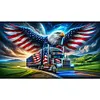 American Eagle-Full Round Diamond Painting 70*40CM