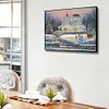 Snow Scene-11CT Stamped Cross Stitch-50*60cm
