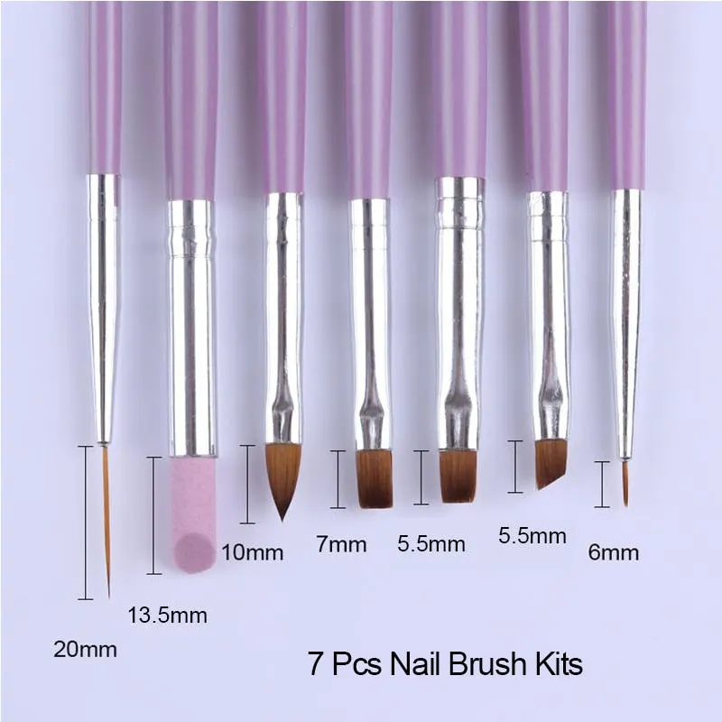 3/5/7/10PCS Multi-Styles Nail Wood Sticks Nail Dotting Pen Nail Brush Kits Nail Art Rhinestones Gems Picking Pen Nail Art Tools-Nail Inspo