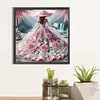 Beauty-Partial Special Shaped Diamond Painting 30*30CM