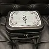 Palace Dark Silver Cast Royal Snake 14 Inch Suitcase Cosmetic Case Student Suitcase--Original Design