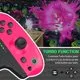 DinoFire Switch Joycon Controller for Nintendo Switch & Switch OLED（Red & Green）