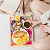 DIY Diamond Painting Wooden Tray Food Tray  with Folding Legs Living Room Decoration Donut Wooden Tray Kit (Butterfly)