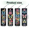 (US Local)8Pcs DIY Butterfly Diamond Painting Art Bookmarks with Crystal Pendants for Gift