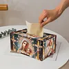 DIY Diamond Tissue Box Wooden 5D Diamond Painting Tissue Holder for Home Decor
