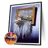 Ship Waterfall-Special Shaped Diamond Painting Kit