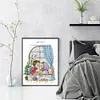 4 Season Window-Winter-14CT Stamped Cross Stitch Kit(29x38cm)