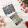 (US Local)8Pcs DIY Dream Catcher Diamond Painting Art Bookmarks with Crystal Pendants