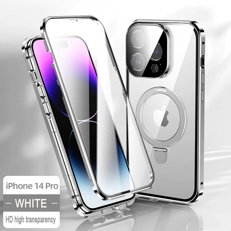 Suitable For iPhone Series All-inclusive Magnetic Holder Mobile Phone Case