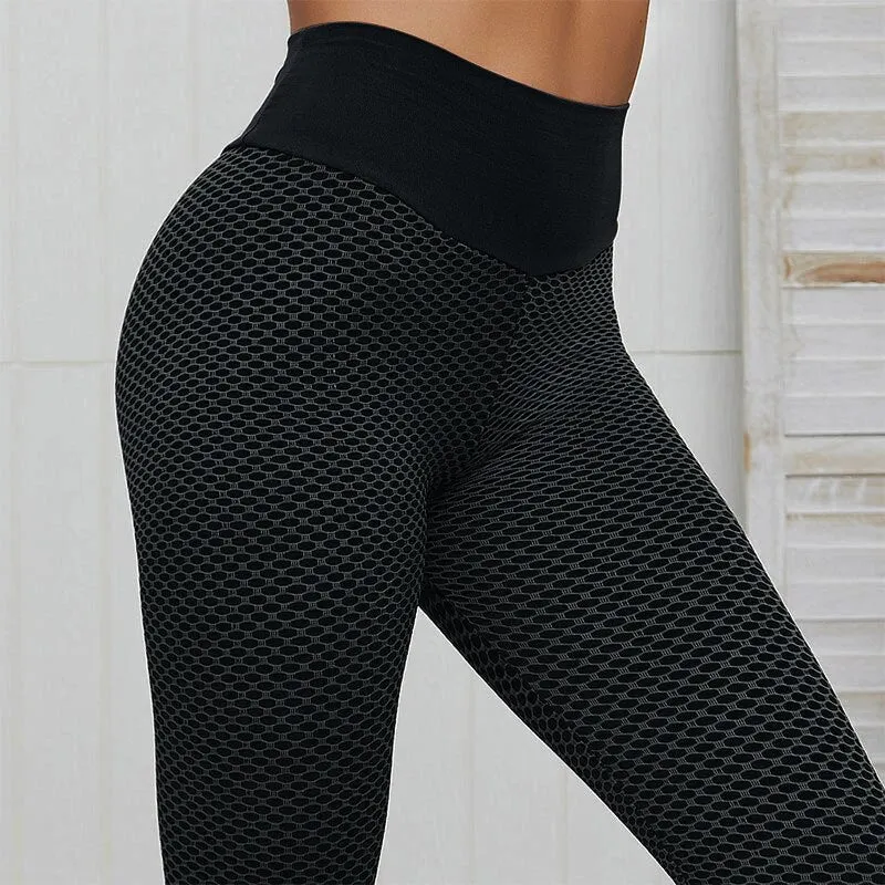FINETOO Yoga Leggings Women Yoga Pants Push Up High Waist Seamless Fitness Running Sports Jogging Sports Girls Workout Pants