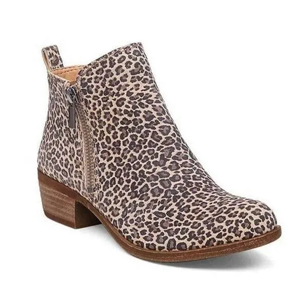Leather Suede Vintage Boots