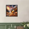 Diamond Painting-DIY Full Round Drill Autumn Elk(40*40CM)