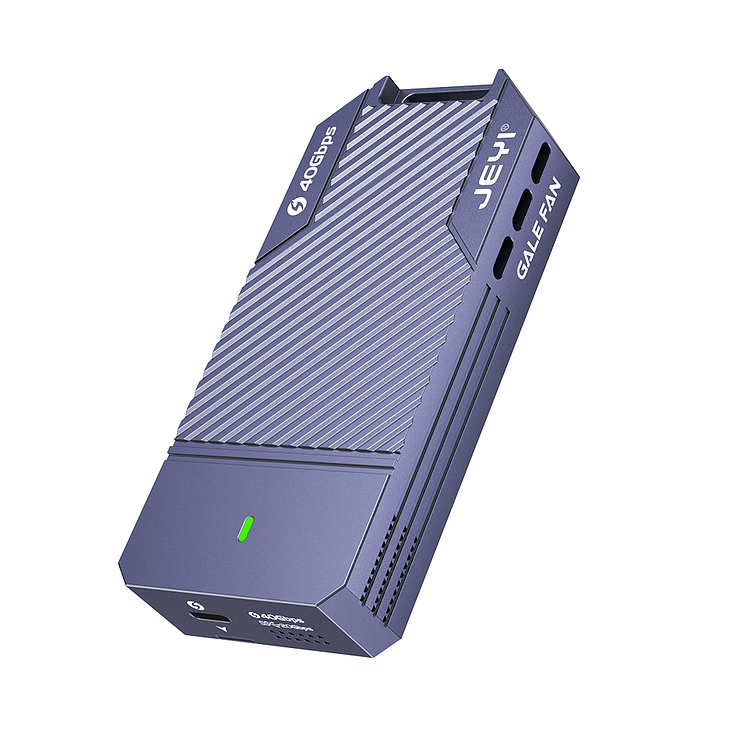 極上品/新品高速SSD256GB/DVD焼きソフト/最新Win11/テンキー/ Zike-Z666 USB4 40Gbps M.2 NVMe SSD Enclosure, ZikeDrive, ASM2464PD