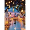 Diamond Painting-DIY Full Round Drill Town River