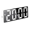 Digital Alarm Clock with LED Display Date Temperature Dimmable Snooze Battery Operated Alarm Clock for Deep Sleepers Kids Elderly Home Office