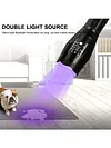 150LM XPE+UV Zoom Flashlight 395nm Backlight Ultraviolet Detector Torch
