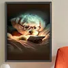 Reading Puppiy-Full Square Diamond Painting(50x65cm)
