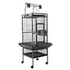 [US Local Warehouse] 60 Inch Large Bird Cage with Play Top and Rolling Stand Metal Parakeet Cage