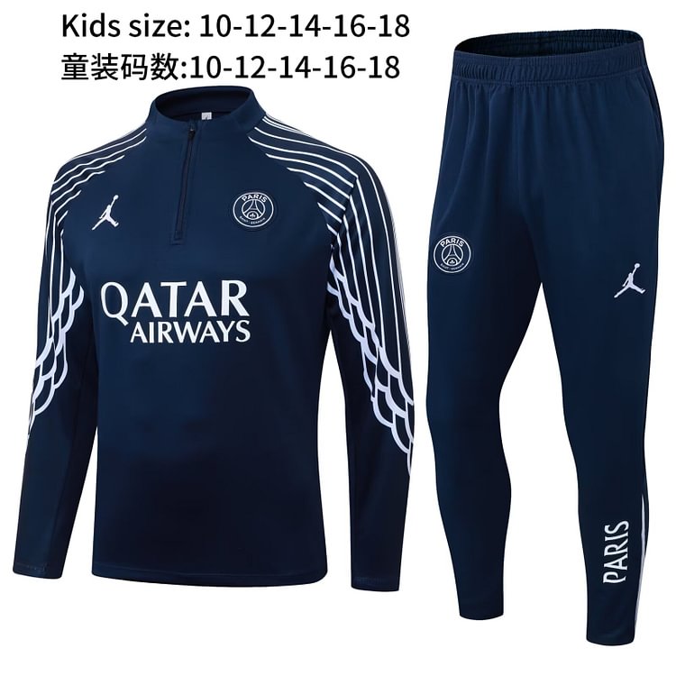 2025-26 Paris Saint-Germain Royal Blue Jersey Set - Children's Version