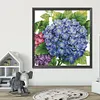 [Brand]Hydrangea - 14CT Stamped Cross Stitch - 48*48cm - Flower