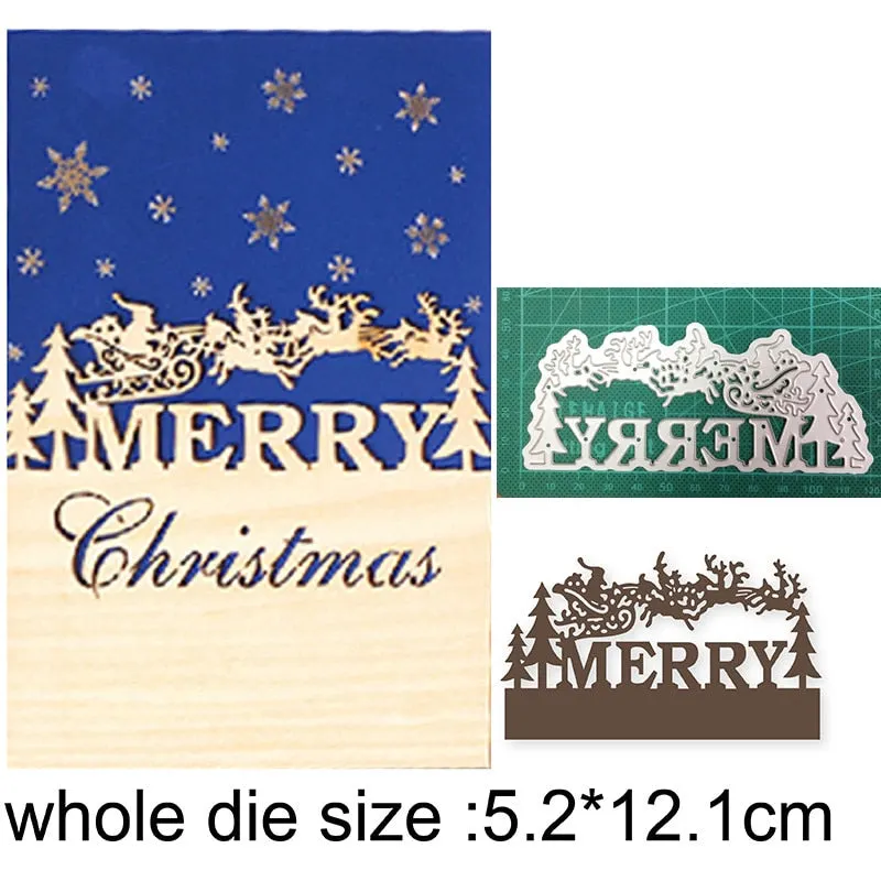 Customized Dies Christmas Wreath Heart Border Metal Cutting Dies Scrapbooking Dies For DIY Craft Paper Card Making Stencils Dies