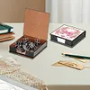 Leather Butterfly Diamond Painting Notecard Box Rhinestones Post It Dispenser
