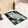 (30x40cm)DIY Pearl Painting Framed Owl  Handmade Pearl Material Art Kit Living Room Decor