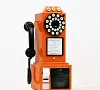 Decorative Telephones Model Retro Wall Mounted Phone Decoration Antique Vintage Rotary Dial Office Phone Ornament 