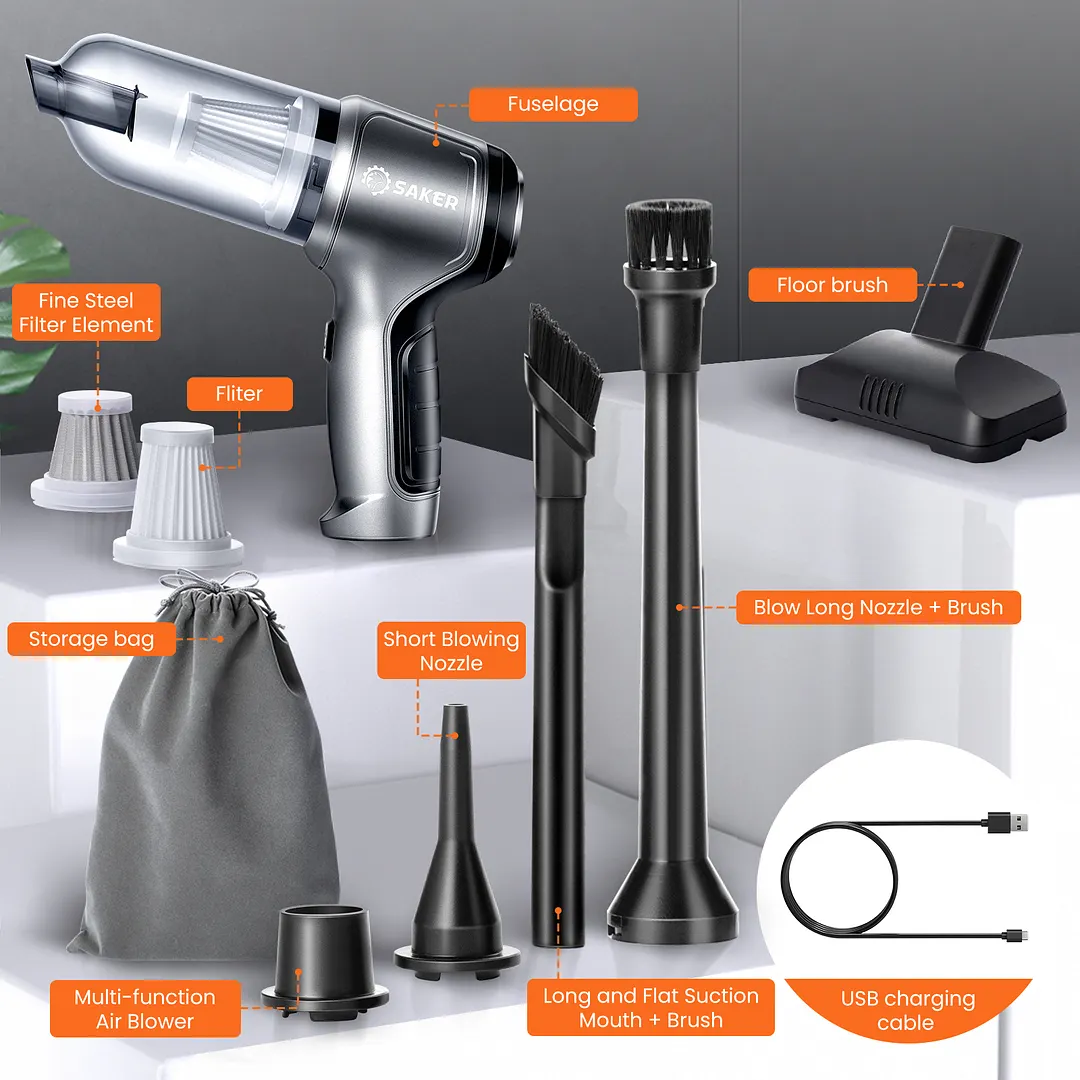 SAKER&reg; Mini Handheld Cordless Vacuum Cleaner