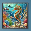 Seahorse-Partial Special Shaped Diamond painting 30*30cm
