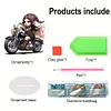 【Limited Stock Sale】DIY Girl Riding Motorcycle-Diamond Painting Ornaments（Single-Sided)