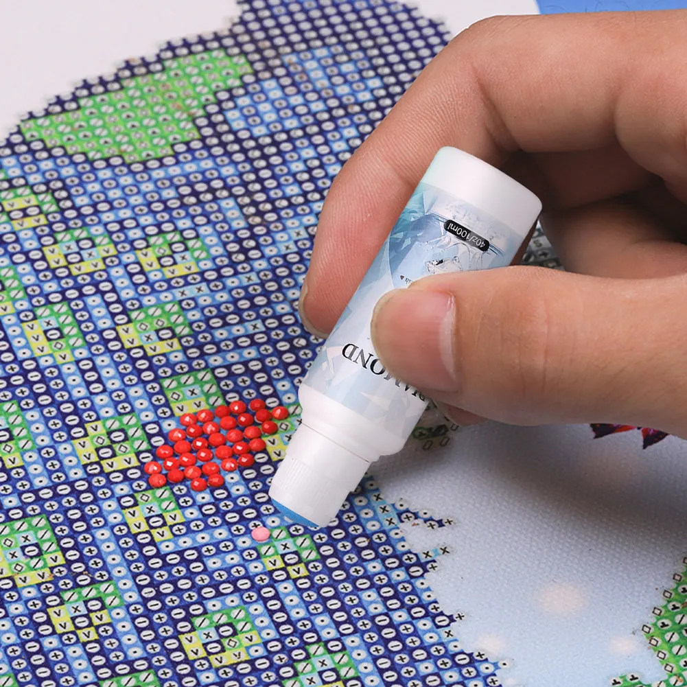 100ML Diamond Painting Glue Sealer-Permanent Hold Your Diamond Paintings（Can&lsquo;t be applied, only pressed）