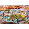 >SALE<5D DIY Full Round Drill Diamond Painting Bus Kit Home Decoration Art Craft
