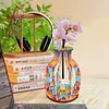 5D DIY Special Shape Diamond Painting Desk Ornament Flower Vase Decor Kit