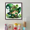 Clover Gnome - 11CT Stamped Cross Stitch - 45*45cm