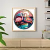 (Counted/Stamped) Flamingo - 18CT Cross Stitch 20*20cm/7.87*7.87in