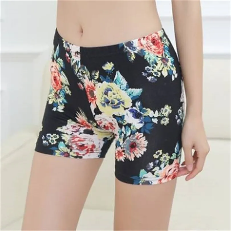 CUHAKCI Casual Short Summer Women Jogging Sexy Leopard Gym Fitness Elastic Waist Printed Push Up Sports