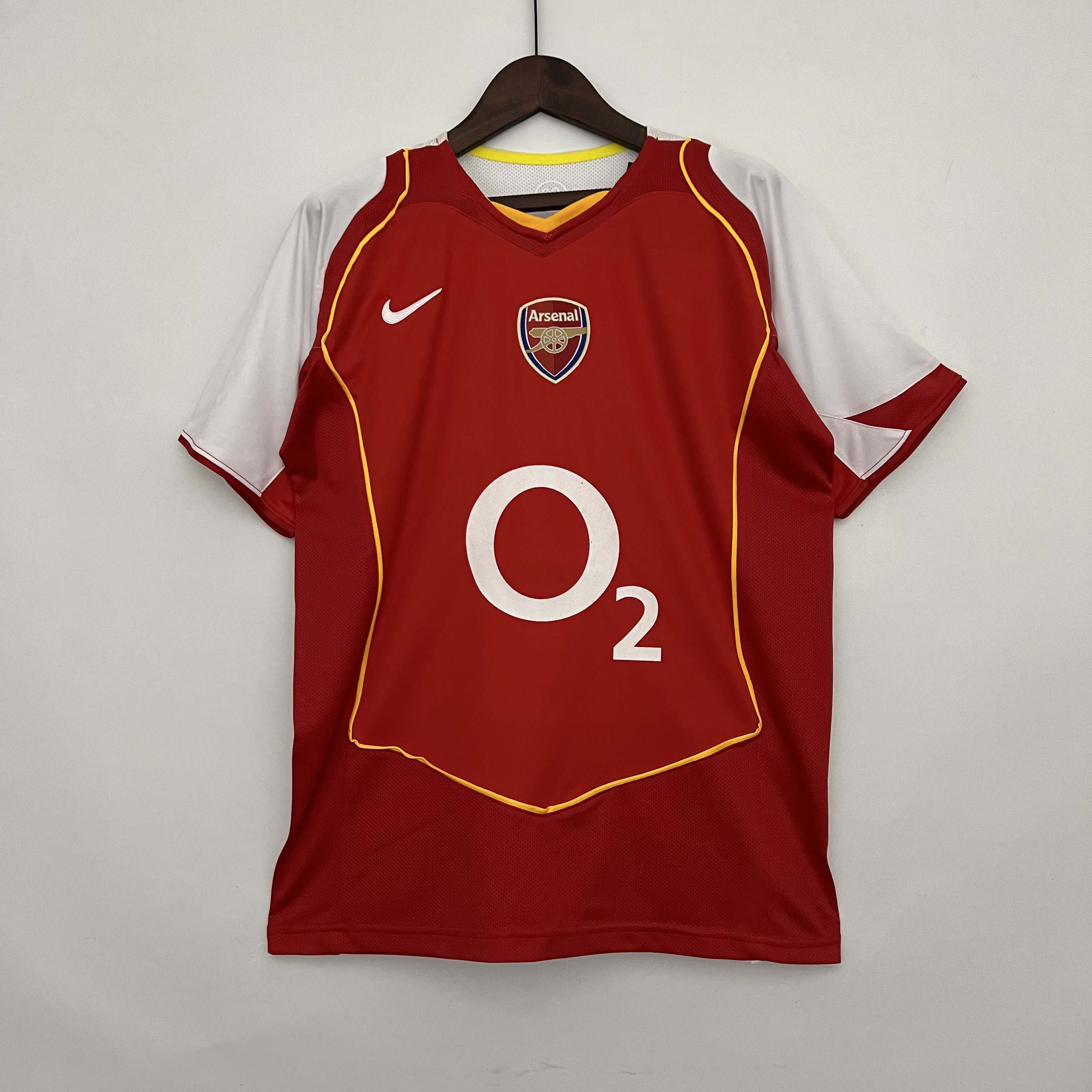 2004-2005 Retro Arsenal Home Football Shirt 1:1 Thai Quality