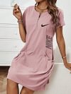 2025 NOWA DAMSKA SUKIENKA Z ZAMEKIEM W JEDNOLITYM KOLORZE NIKE