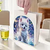 Acrylic Puppy Diamond Painting Napkin Rack Diamond Art Paper Towel Holder