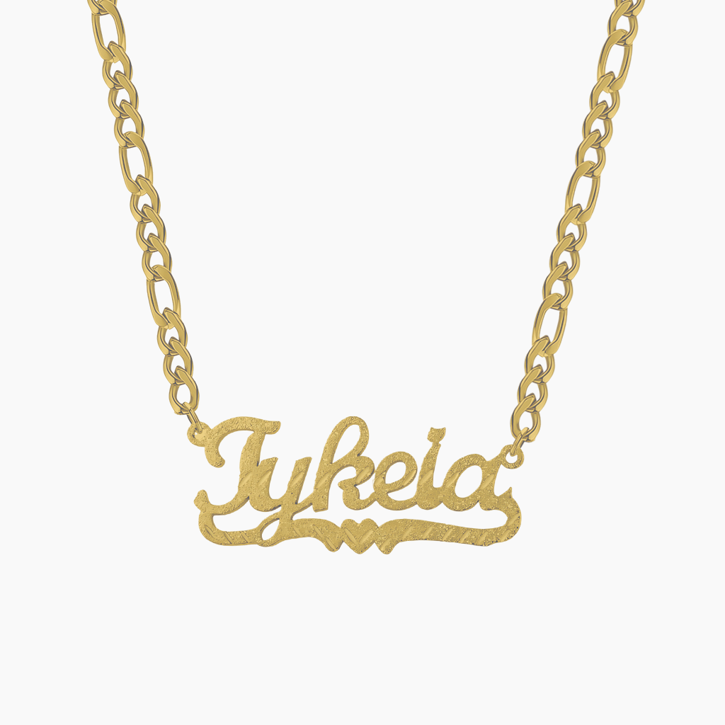 Matte Nameplate Necklace