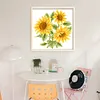 Sunflower - 9CT Partial Beaded Cross Stitch Kit(19x19cm)