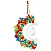 DIY Bohemian Macrame Suncatcher Handmade Hanging Decor Craft Kit Wear Resist Hand Woven Crystal Moon Pendant Braided Sun Catcher Crystals Charm For Home Decor Gift Office
