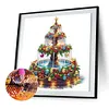 Fontaine De No&euml;l-Peinture Diamant En Forme Sp&eacute;ciale-30*30CM
